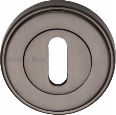 Click Here To Enlarge This Photo Of ERD7000-MB Heritage Brass Key Escutcheon Matt Bronze Finish