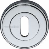 ERD7000-PC Heritage Brass Key Escutcheon Polished Chrome Finish