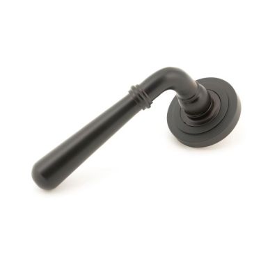 Click Here To Enlarge This Photo Of 50030 From The Anvil Aged Bronze Newbury Lever on Rose Set (Art Deco) - Unsprung