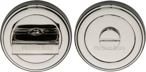 Click Here To Enlarge This Photo Of ERD7030-PNF Heritage Brass Round Turn & Release with Stepped Edge Polished Nickel Finish