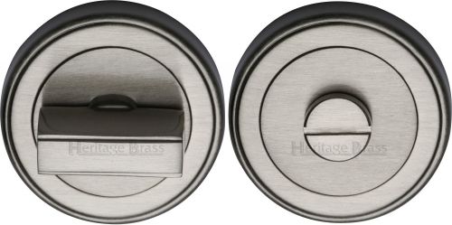 Click Here To Enlarge This Photo Of ERD7030-SN Heritage Brass Round Turn & Release with Stepped Edge Satin Nickel Finish