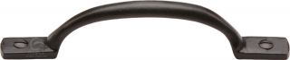 FB1090 152 M.Marcus Black Iron Rustic Sash Handle 152mm