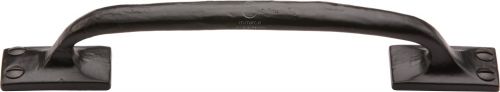 Click Here To Enlarge This Photo Of FB1145 210 M.Marcus Black Iron Rustic Cabinet Pull Cranked Design 210mm