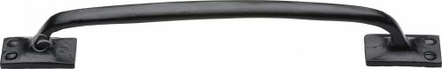 Click Here To Enlarge This Photo Of FB1145 260 M.Marcus Black Iron Rustic Cabinet Pull Cranked Design 260mm