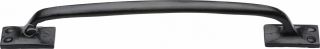 FB1145 260 M.Marcus Black Iron Rustic Cabinet Pull Cranked Design 260mm