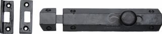 FB1685 152 M.Marcus Black Iron Rustic Door Bolt Flat 6"