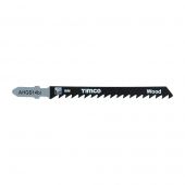 TIMCO AHGS14BI - 5pcs Bi-Metal Jigsaw Blades for Wood (T144DF Bosch equiv.)