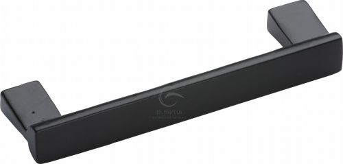 Click Here To Enlarge This Photo Of FB317 96 M.Marcus Black Iron Rustic Cabinet Pull Bridge Design 96mm ctc