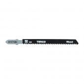 TIMCO AHC12BI - 5pcs Bi-Metal Jigsaw Blades for Wood (T101BF Bosch equiv.)