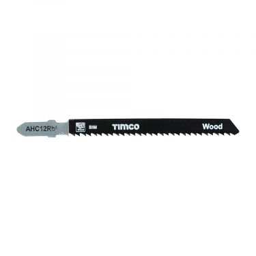 Click Here To Enlarge This Photo Of TIMCO AHC12RBI - 5pcs Bi-Metal Jigsaw Blades for Wood (T101BRF Bosch equiv.)