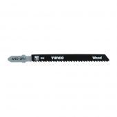 TIMCO AHC12RBI - 5pcs Bi-Metal Jigsaw Blades for Wood (T101BRF Bosch equiv.)
