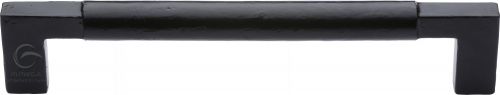 Click Here To Enlarge This Photo Of FB346 305 M.Marcus Black Iron Rustic Cabinet Pull Bauhaus Design 305mm