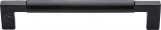 FB346 305 M.Marcus Black Iron Rustic Cabinet Pull Bauhaus Design 305mm