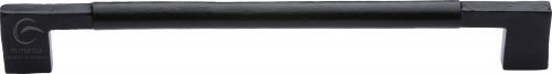 Click Here To Enlarge This Photo Of FB346 457 M.Marcus Black Iron Rustic Cabinet Pull Bauhaus Design 457mm