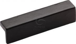 FB347 96 M.Marcus Black Iron Rustic Cabinet Pull L Design 96mm ctc