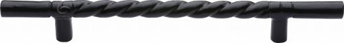 Click Here To Enlarge This Photo Of FB349 457 M.Marcus Black Iron Rustic Cabinet Pull Rope Design 457mm