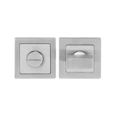 Click Here To Enlarge This Photo Of SST1415DUO - Carlisle Brass Eurospec Square Thumbturn & Release on 52 x 8mm Square Rose Satin Stainless Steel/Polished Stainless Steel