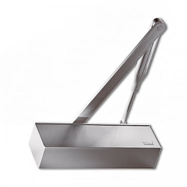 Click Here To Enlarge This Photo Of DORMA TS72V EN.2-4 Satin Stainless Steel Overhead Door Closer with Square Cover