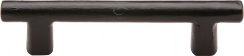 Click Here To Enlarge This Photo Of FB361 96 M.Marcus Black Iron Rustic Cabinet Pull Round Bar Design 96mm ctc