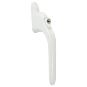 AS11740 - ASEC Espag Inline Handle With Spindle - White - 40mm Spindle