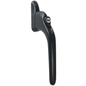 AS11742 - ASEC Espag Inline Handle With Spindle - Black - 40mm Spindle