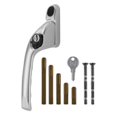 CH30008 - CHAMELEON Adaptable Multi Spindle Offset Window Espag Handle - Polished Chrome - LH