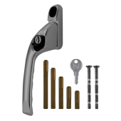 CH30010 - CHAMELEON Adaptable Multi Spindle Offset Window Espag Handle - Satin Chrome - LH