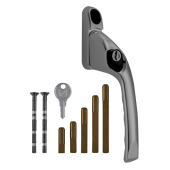 CH30011 - CHAMELEON Adaptable Multi Spindle Offset Window Espag Handle - Satin Chrome - RH