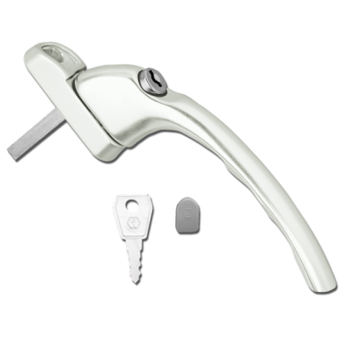 Click Here To Enlarge This Photo Of L15104 - HOPPE Tokyo UPVC Espag Handle Inline ID237/1171 - White