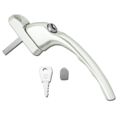 L15104 - HOPPE Tokyo UPVC Espag Handle Inline ID237/1171 - White