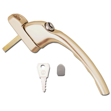 Click Here To Enlarge This Photo Of L15324 - HOPPE Tokyo UPVC Espag Handle Inline ID237/1171 - Gold