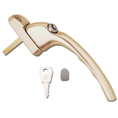 L15324 - HOPPE Tokyo UPVC Espag Handle Inline ID237/1171 - Gold