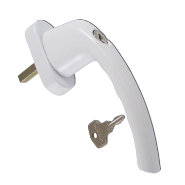 Click Here To Enlarge This Photo Of L17397 - HOPPE UPVC Espag Handle Inline 0710S/U26 - White
