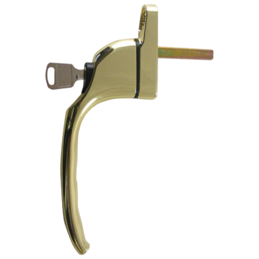 Click Here To Enlarge This Photo Of L17793 - YALE UPVC Espag Handle Inline - GOLD