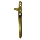 L18500 - SECURISTYLE Virage Offset Cockspur Espag Handle - 21mm - RH - Locking - Gold