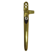 L18501 - SECURISTYLE Virage Offset Cockspur Espag Handle - 21mm - LH - Locking - Gold