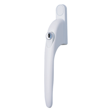 Click Here To Enlarge This Photo Of L18506 - SECURISTYLE Virage In Line Espag Handle - 40mm - Locking - White