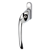 L23599 - YALE YWHLCK40 Espag Offset Window Handle - LH - Polished Chrome
