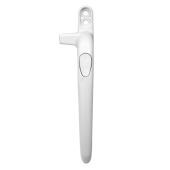 L25661 - SECURISTYLE Virage Offset Cockspur Espag Handle - 21mm - RH - Non-Locking - White