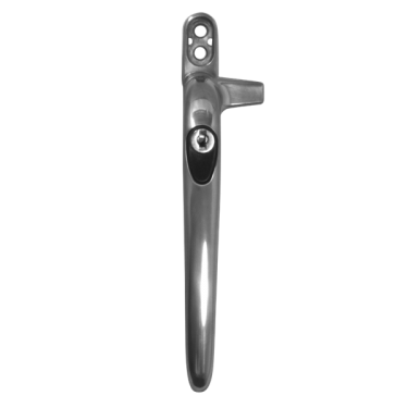 Click Here To Enlarge This Photo Of L25664 - SECURISTYLE Virage Offset Cockspur Espag Handle - 9mm - LH - Locking - Silver