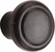 FB3990 32 M.Marcus Black Iron Rustic Cabinet Knob Newport Design 32mm