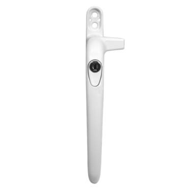 Click Here To Enlarge This Photo Of L25666 - SECURISTYLE Virage Offset Cockspur Espag Handle - 9mm - LH - Locking - White