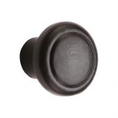 FB3990 38 M.Marcus Black Iron Rustic Cabinet Knob Newport Design 38mm