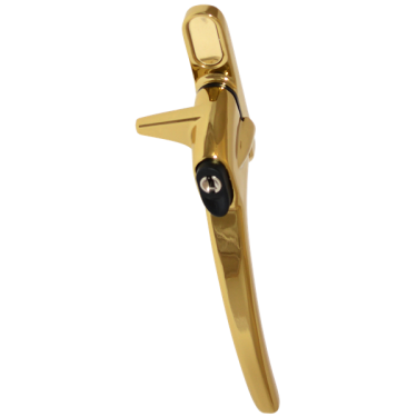 Click Here To Enlarge This Photo Of L30172 - ERA Charisma Inline Cockspur Locking Espag Handle - 12mm RH Locking Polished Gold