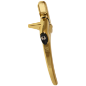 L30172 - ERA Charisma Inline Cockspur Locking Espag Handle - 12mm RH Locking Polished Gold