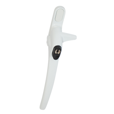 Click Here To Enlarge This Photo Of L30179 - ERA Charisma Inline Cockspur Locking Espag Handle - 12mm LH Locking White