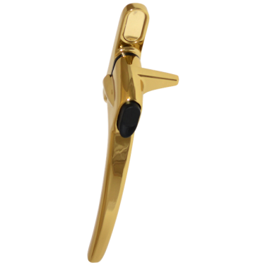 Click Here To Enlarge This Photo Of L30187 - ERA Charisma Inline Cockspur Non Locking Espag Handle - 21mm LH Non Locking Polished Gold