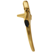 L30188 - ERA Charisma Inline Cockspur Non Locking Espag Handle - 21mm RH Non Locking Polished Gold