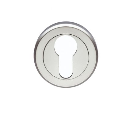 Click Here To Enlarge This Photo Of SZM001SC - Carlisle Brass Serozzetta Euro Profile Escutcheon (Concealed Fix) Satin Chrome