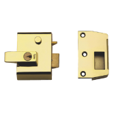 2562 - YALE No.2 Auto Deadlocking Nightlatch 40mm Brasslux c/w Polished Brass cylinder